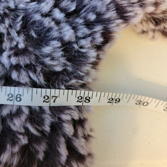 Colleen Lopez Womens Size 2X Purple Faux Fur Full Zip Warm Fuzzy Jacket - Picture 7 of 8